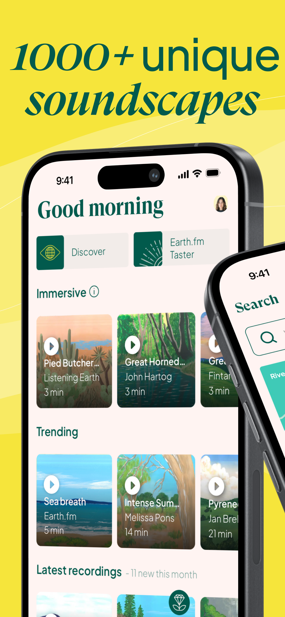 Earth.fm app screenshot