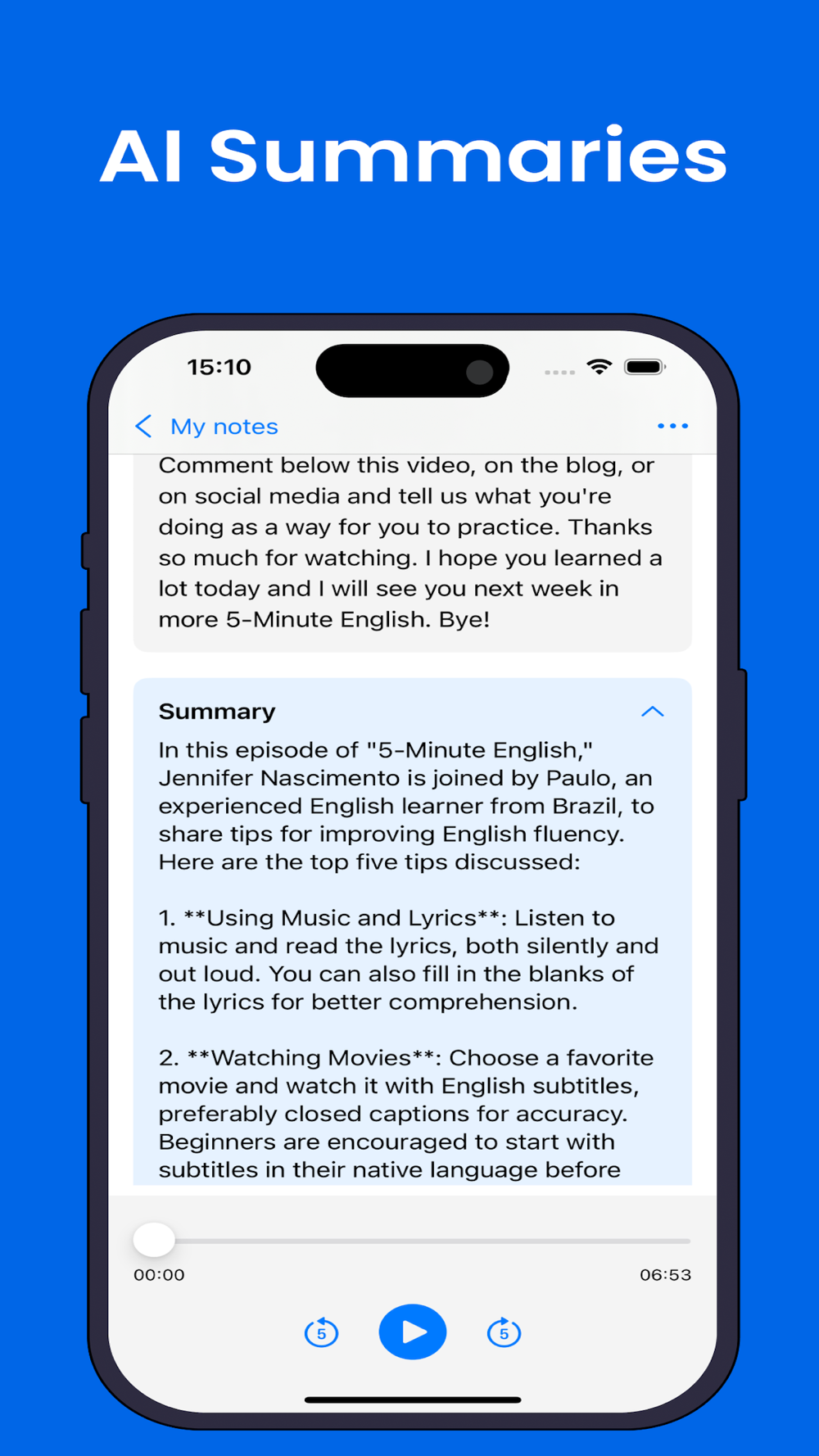 NoteGPT.com app screenshot