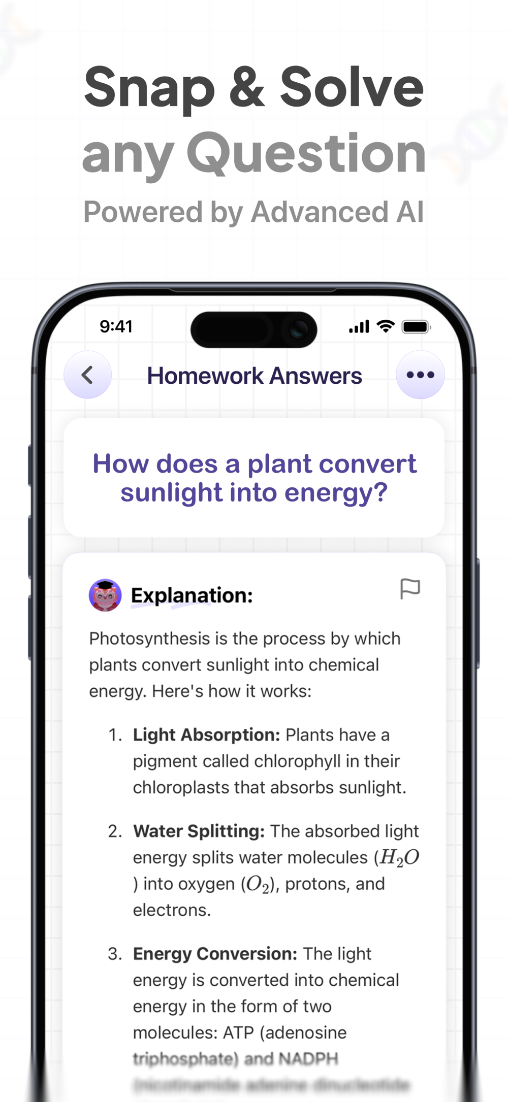 Socratic Owl app screenshot
