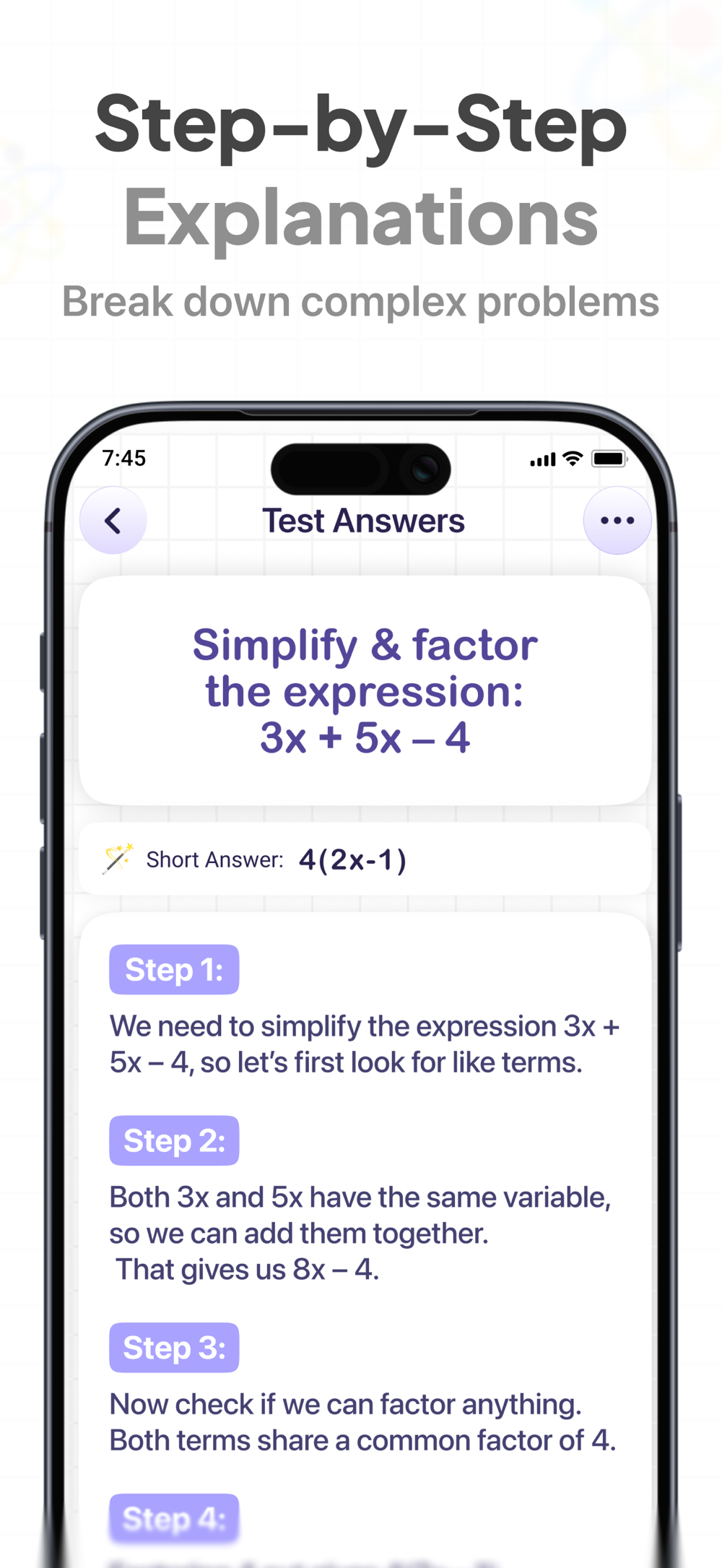 Socratic Owl app screenshot